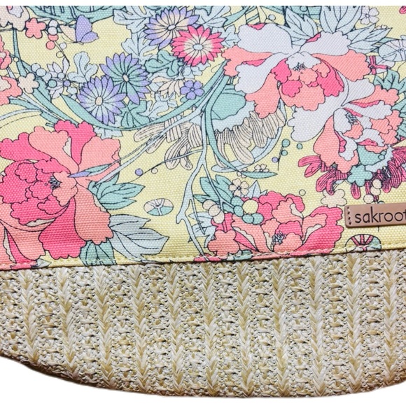 Sakroots Floral Cottagecore Tote Bag - Cotton Linen Like New - Picture 5 of 14